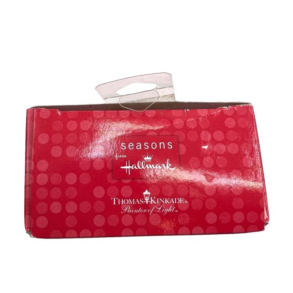 Hallmark Ornament Thomas Kinkade Holiday Painter of Light 1993 Snowman Christmas - Picture 5 of 6